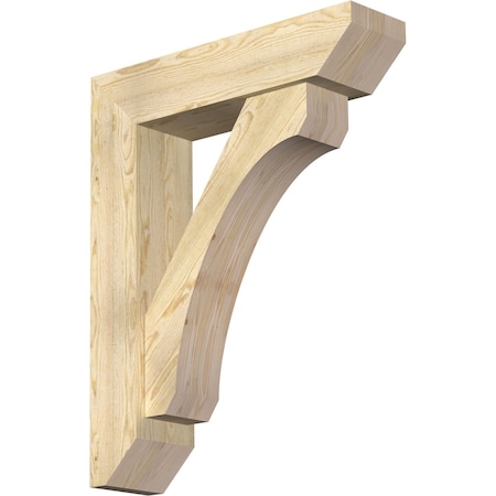 Legacy Slat Rough Sawn Bracket W/ Offset Brace, Douglas Fir, 8W X 32D X 40H